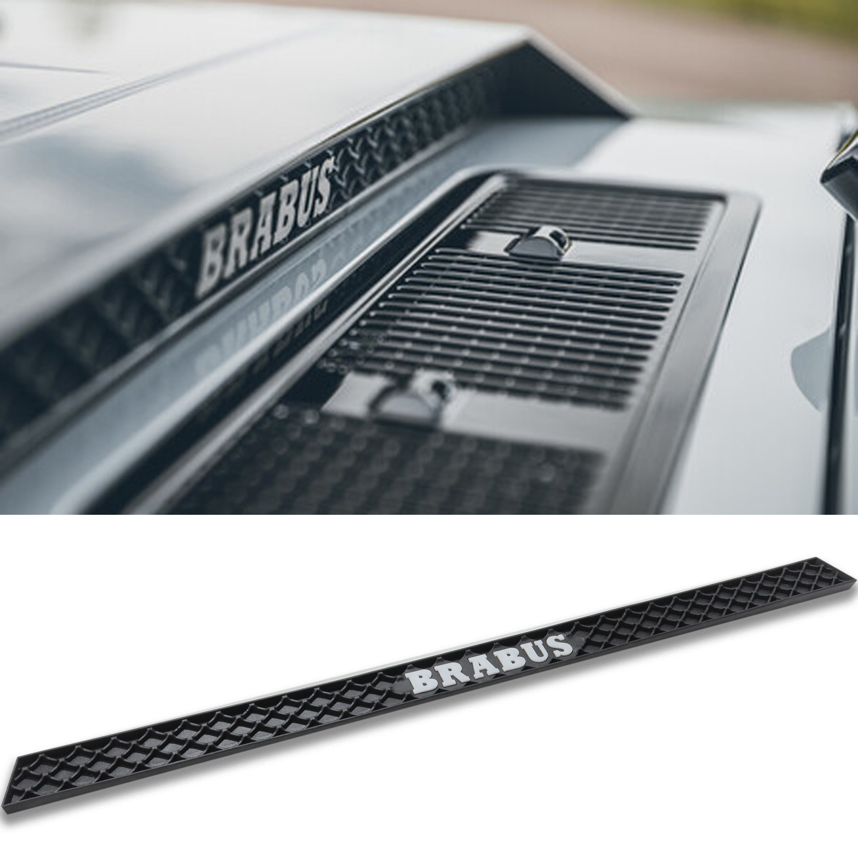 Red Brabus badge logo emblem 55mm metal + carbon for hood Mercedes-Ben –  Kubay Carbon Company