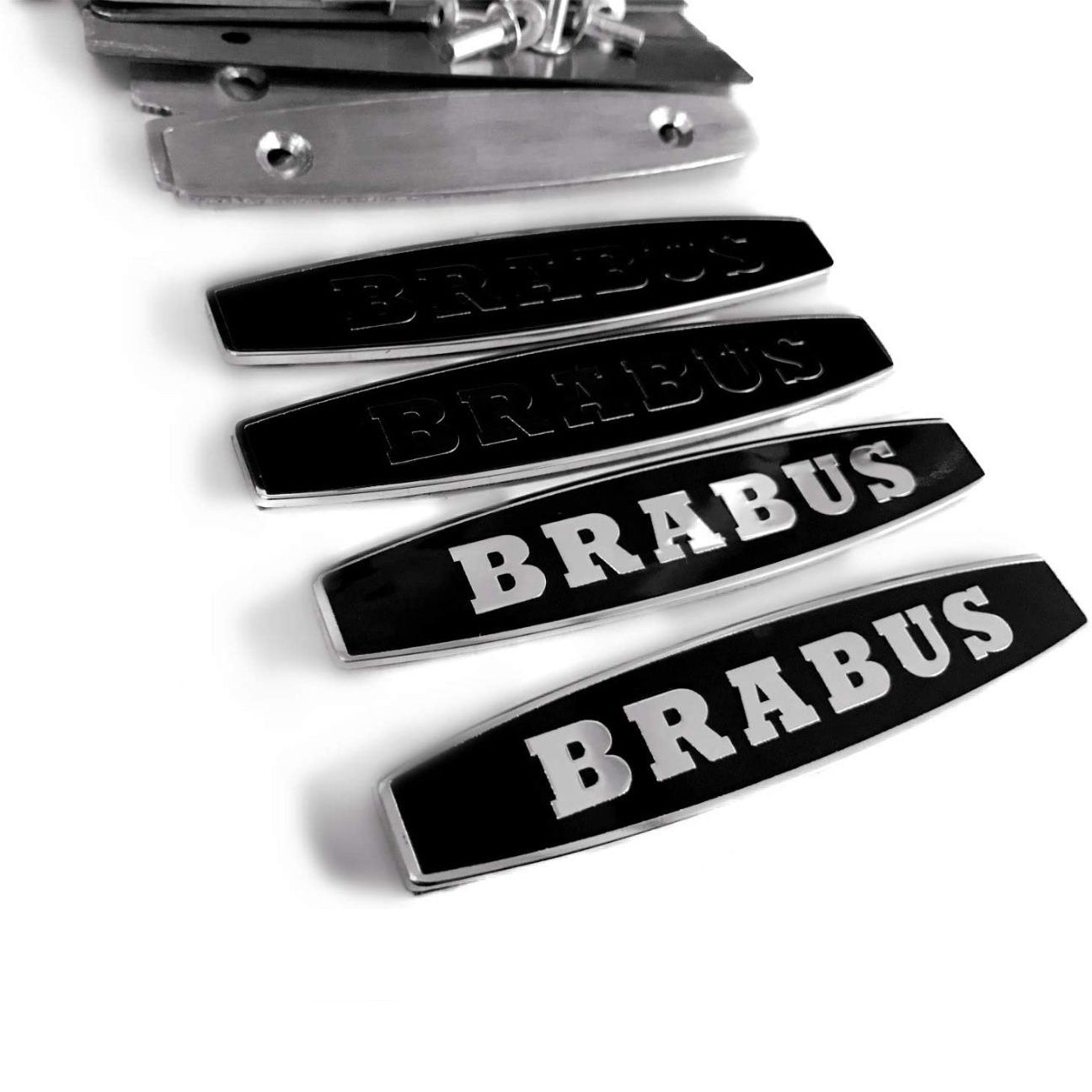 Metal Floor Mats Emblems Brabus Badge Logo for Mercedes-Benz W463