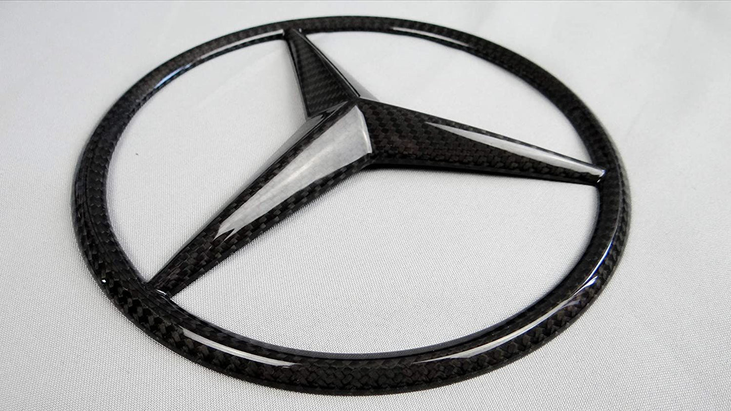Mercedes-Benz W463a W464 G-Class G-Wagon G63 G500 G55 Front Grill Carbon Fiber Star Badge Logo Emblem
