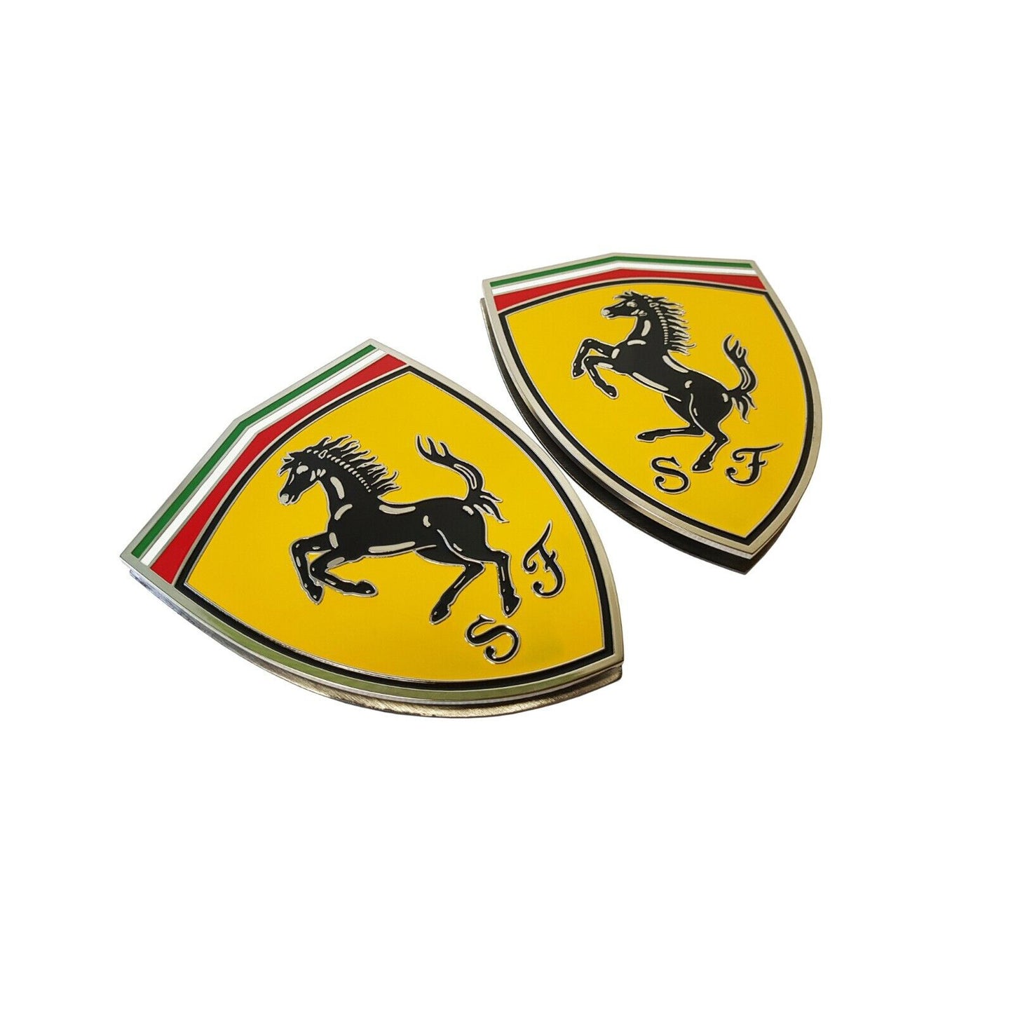Ferrari Stainless Steel Emblems Floor Mat Logo Badges for Ferrari Car