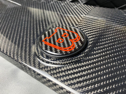 Metal Carbon Red Brabus Badge Logo Emblem 55mm for Hood Trunk Mercedes –  kubay-design