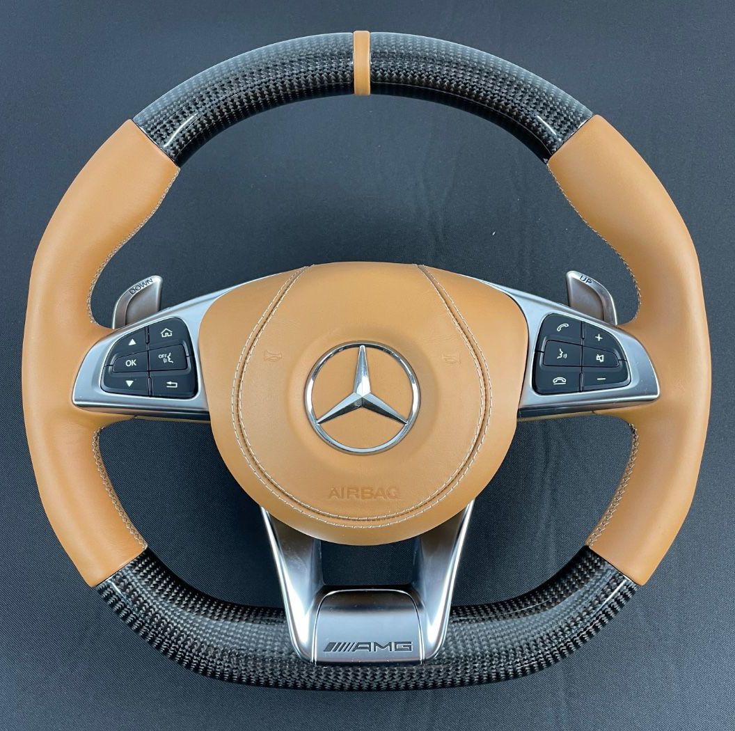 Carbon Fiber Steering Wheel for Mercedes-Benz C-Class E-Class G-Class W205 W213 W463