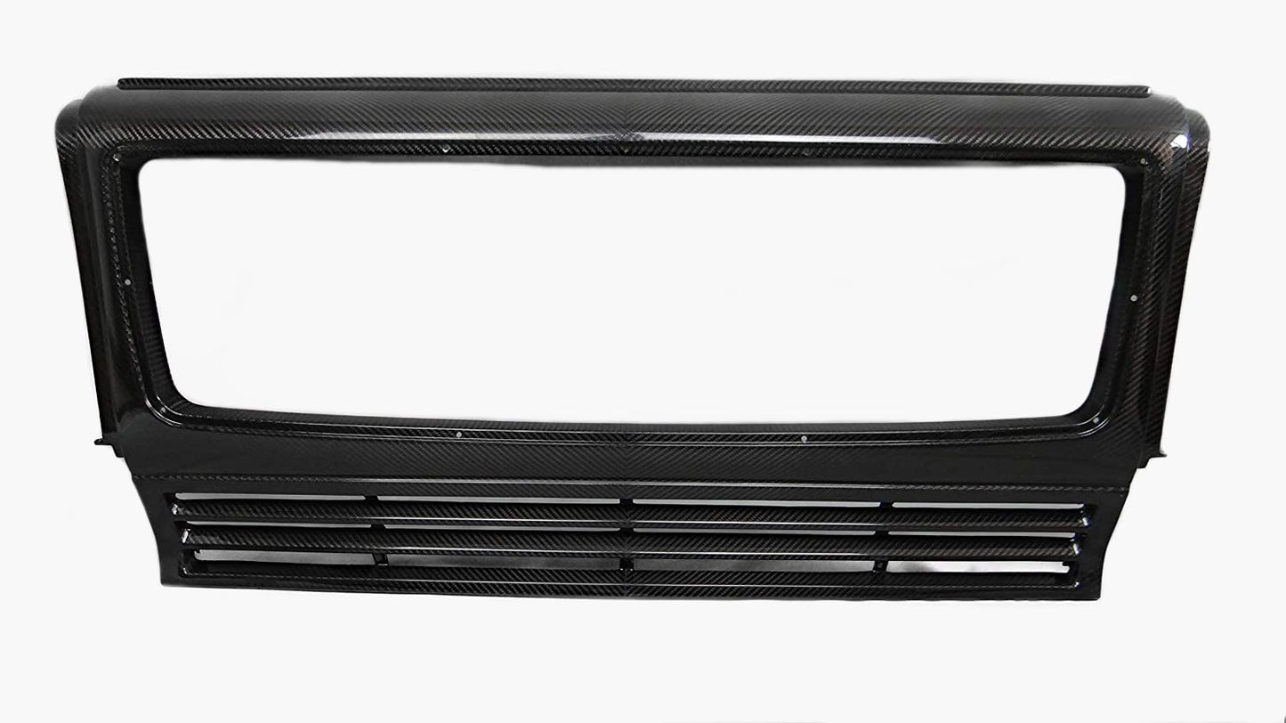Carbon Fiber Front AMG Grill Frame Grille Trim for Mercedes-Benz G-Wagon W463